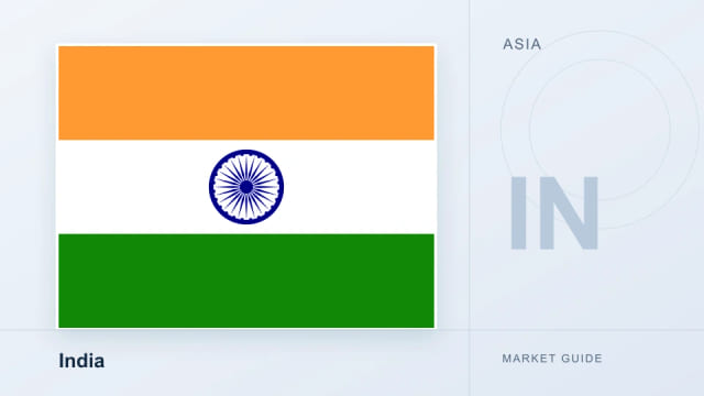 India flag on a MEITUO local market guide cover