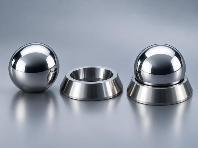 CGI illustration of Matched Ball & Seat Sets