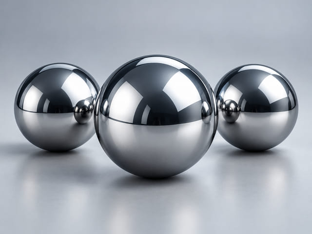 CGI product concept of AISI 52100 Chrome Steel Balls