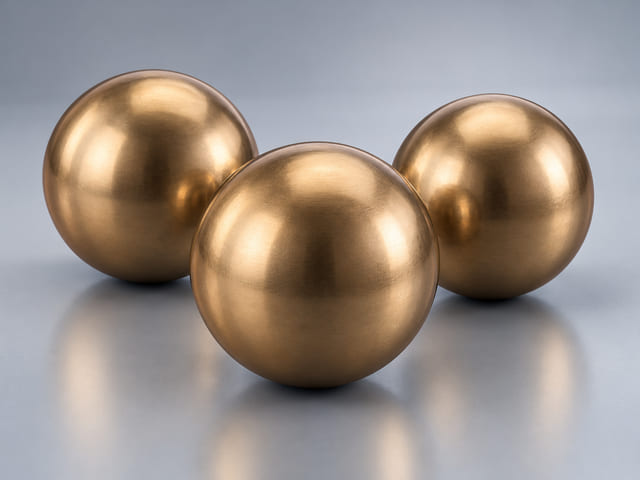 CGI illustration of Aluminium Bronze Balls