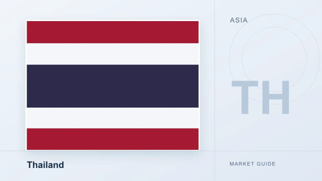 Thailand flag on a MEITUO local market guide cover