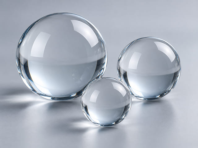 CGI illustration of Borosilicate Glass Balls