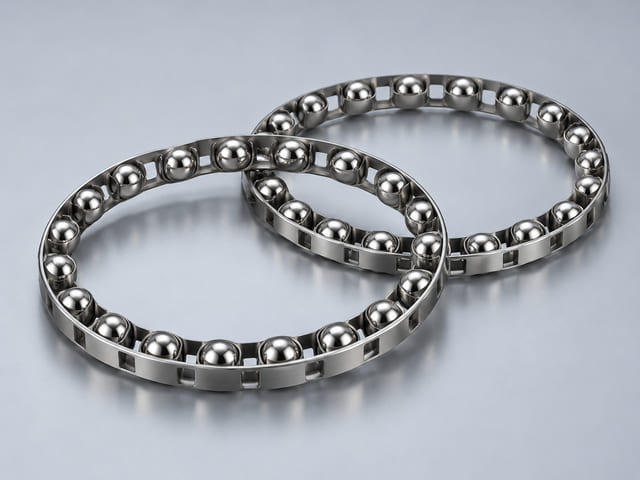 CGI product concept of Ball Retainers & Bearing Cages