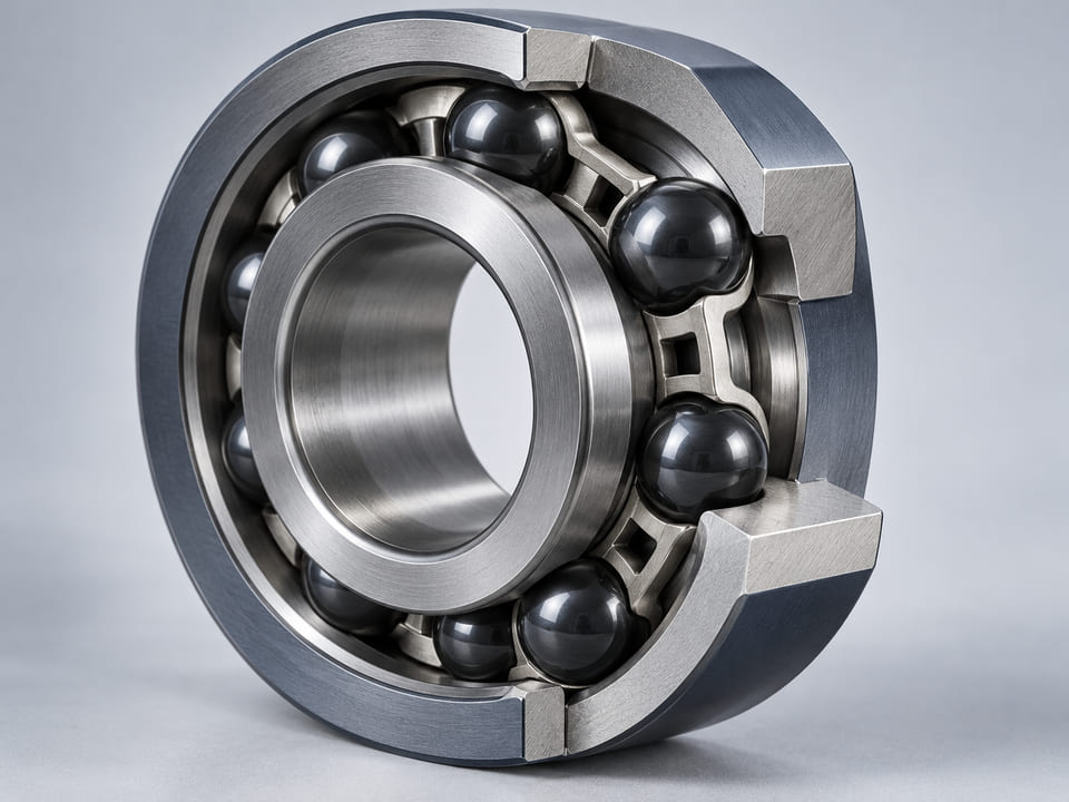 CGI illustration of Silicon Nitride Balls