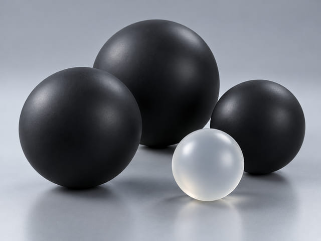 CGI illustration of Solid Elastomer Balls