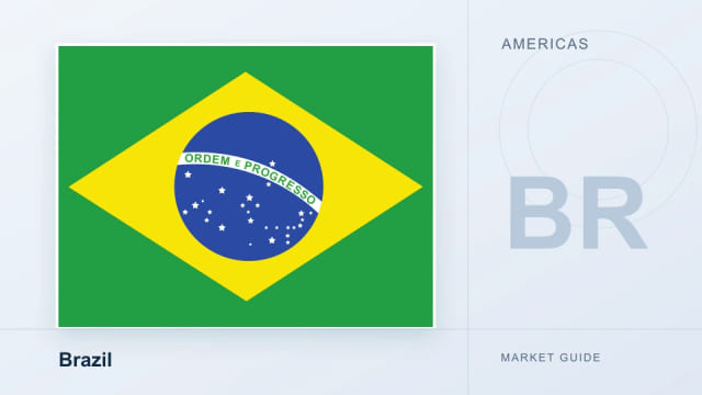 Brazil flag on a MEITUO local market guide cover