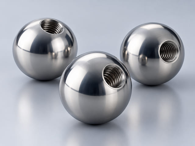 CGI illustration of Threaded Balls