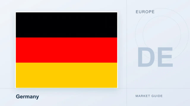 Germany flag on a MEITUO local market guide cover